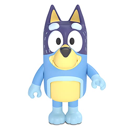Bluey Family 4-Pack Figurines - Poseable Characters for Imaginative Play