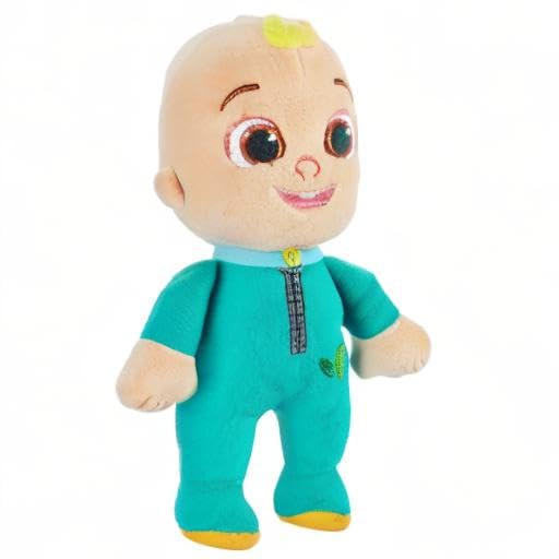 Character Options CoComelon 23cm CJ in Romper Suit Eco Soft Plush Toy - 100% Recycled Materials for Ages 18 Months+