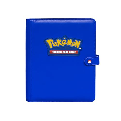 Ultra Pro Pokémon Trading Card Storage - Premium 4-Pocket Snap Binder (16375)