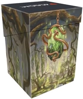 Ultra Pro - Modern Horizons 3 Emerald Medallion 100+ Deck Box for Magic: The Gathering