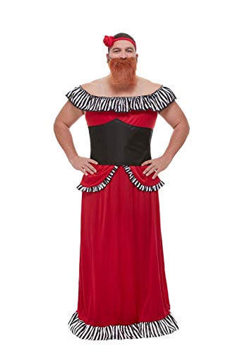 Smiffys Bearded Lady Costume - One Size Fits Most Adult Men (50806M)