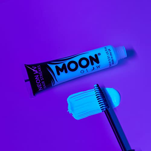 Moon Glow - Neon UV Hair Color Streaks Hair Mascara (15ml) (‎M6806)