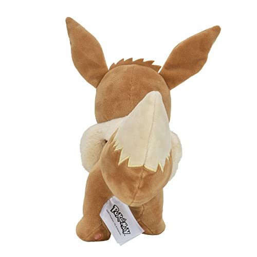 Pokémon Eevee Plush - 8-Inch Soft Stuffed Animal for Kids Ages 3+