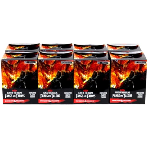 WizKids Dungeons & Dragons Icons of the Realms Fangs & Talons Miniature Booster Brick (96000)