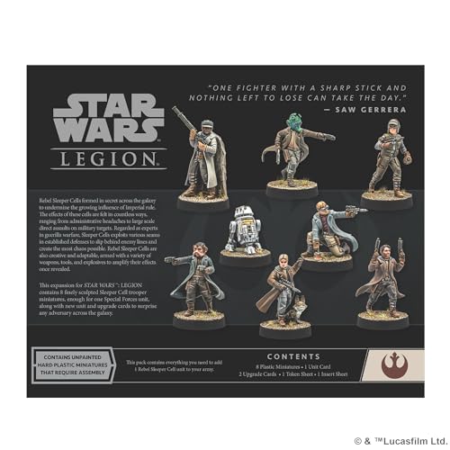 Atomic Mass Games Star Wars: Legion Rebel Sleeper Cell Unit Expansion (AMGSWL133)