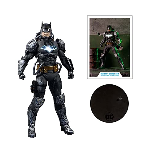 McFarlane Batman Hazmat Suit 7-Inch Action Figure with Light-Up Logo (TM15169)