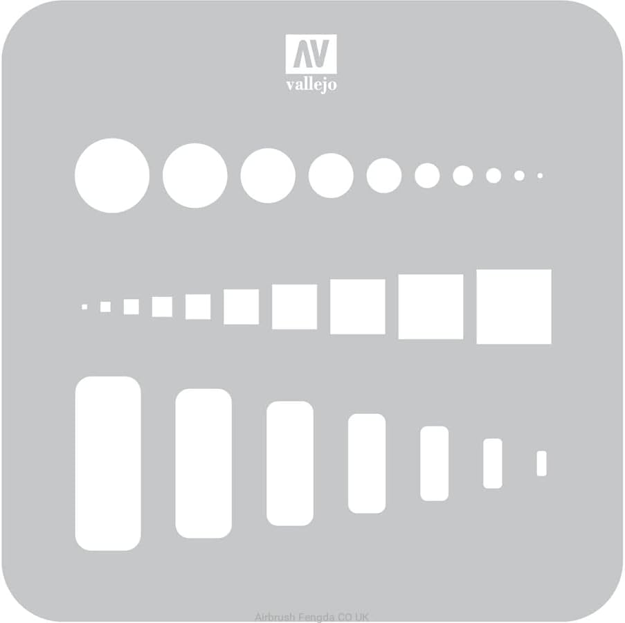 Vallejo VALST-AIR003 Scale Model Stencil Set