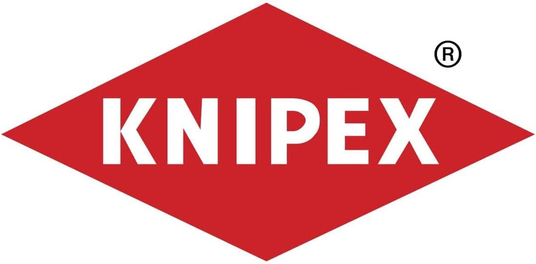 KNIPEX 1000V-Insulated Screwdriver for Slotted Screws, 202 mm (98 20 30) - Ergonomic Handle, VDE Tested, Anti-Roll Design