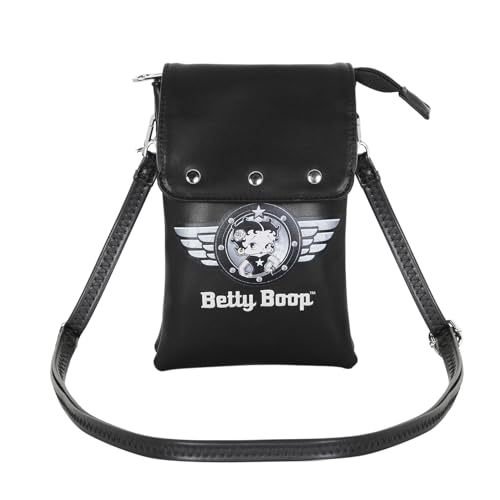 Betty Boop Motor Love-Mobile Crossbody Phone Bag (07345)