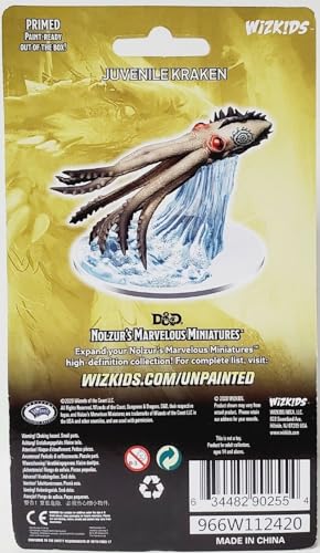 WizKids/NECA D&D Nolzur's Marvelous Miniatures: Juvenile Kraken Miniatures (WZK90255)