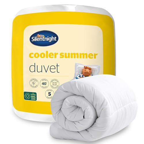 Silentnight - Cooler Summer 4.5 Tog Duvet Microfibre Bedding, King Size (364829LS)