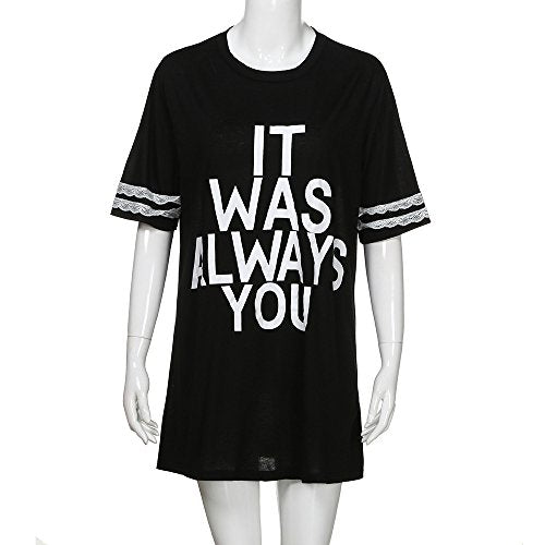 Print Women's T-Shirt - Black (S-XXL)