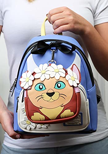 Loungefly Disney Alice in Wonderland Mini Backpack with Detachable Wristlet (WDBKS0009)