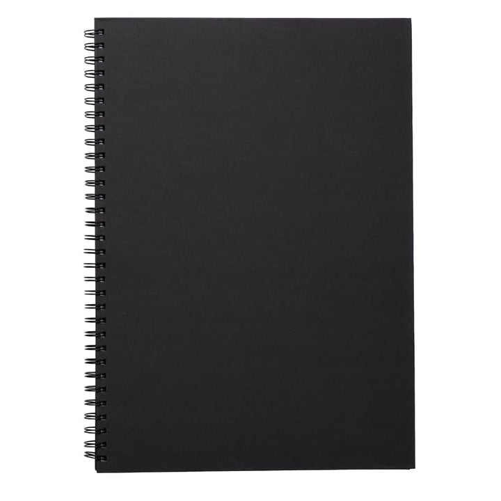 Hawksbill A3 Black Sketchbook Hardcover Spiral 40 Sheets 150GSM Acid-Free Paper
