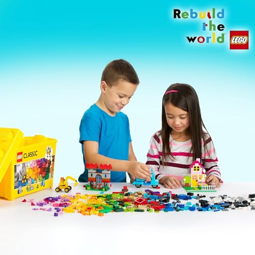 LEGO Classic Large Creative Brick Box 10698 - 790-Piece Building Set for Kids 4+