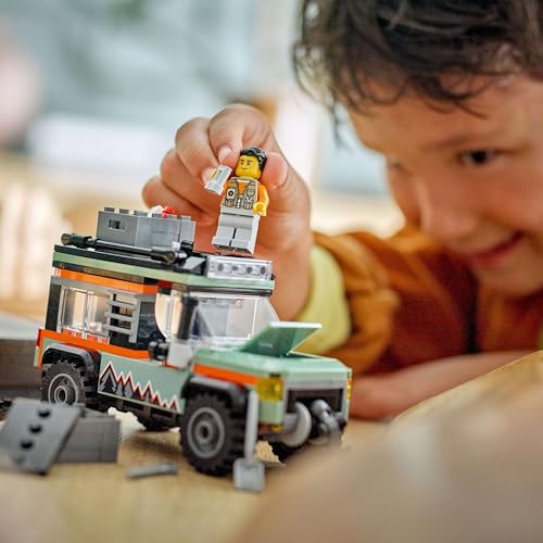 LEGO City Off-Road 4x4 Mountain Truck Toy Set - Building Vehicle Playset for Kids 6+
