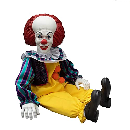 Mezco Designers Series - Roto Plush IT (1990): Pennywise - 18" Collectible Horror Plush for Ages 15+