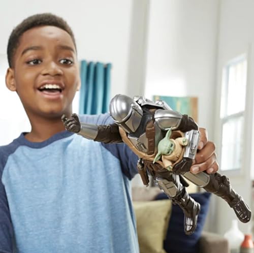 STAR WARS Galactic Action Mandalorian and Grogu - Interactive 30cm Figure with 15 Sounds (Ages 4+)