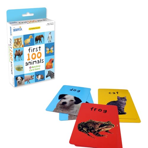 University Games First 100 Words Animals Card Game (01335)