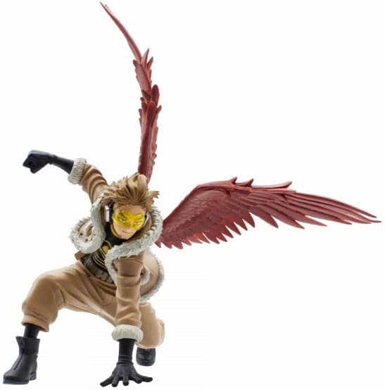 Banpresto My Hero Academia Hawks Action Figure - Collectible Anime Figure for Ages 4+