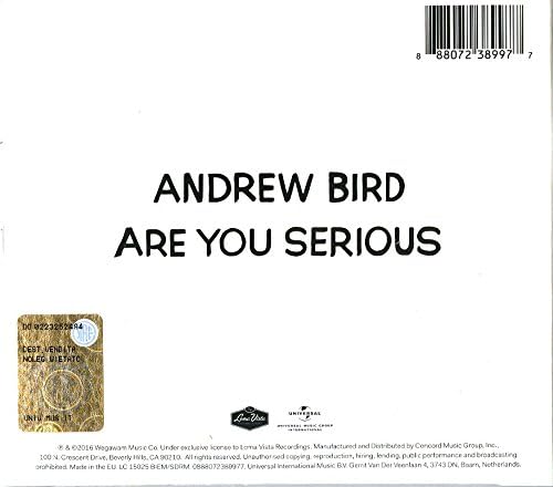 Andrew Bird - Are You Serious [Audio CD]