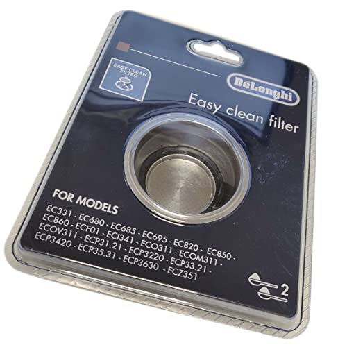 De'Longhi - EC680 Dedica 15-Bar Pump Espresso Machine Filter (2-Cup)