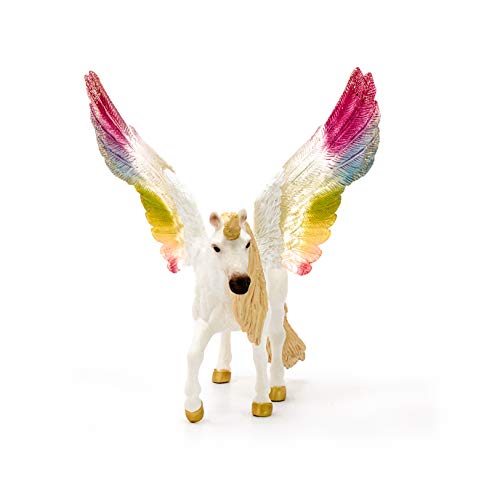 Schleich 70576 Winged Unicorn (Bayala) - Multicolored Fantasy Play Figure