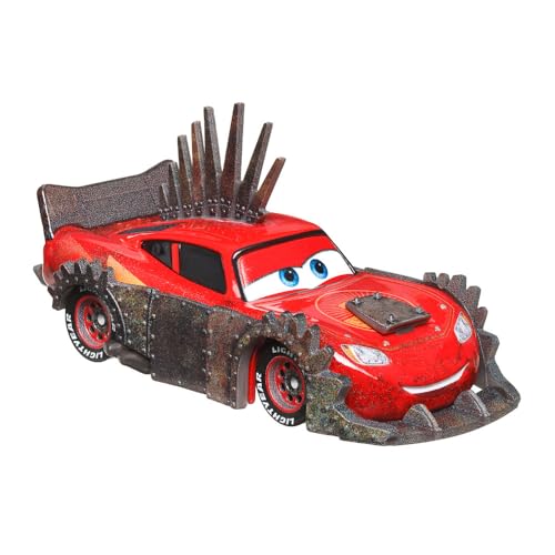 Disney Pixar Cars On The Road Series - Road Rumbler Lightning McQueen 1:55 Scale Diecast Metal Toy Car