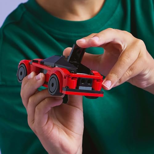 LEGO City Red Sports Car Toy - Buildable Vehicle Playset for 5+ Year Olds