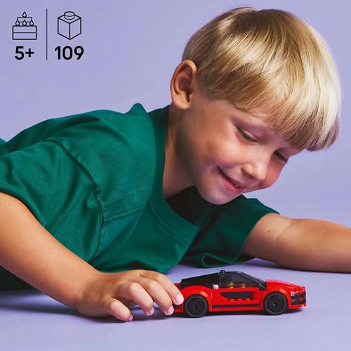 LEGO City Red Sports Car Toy - Buildable Vehicle Playset for 5+ Year Olds