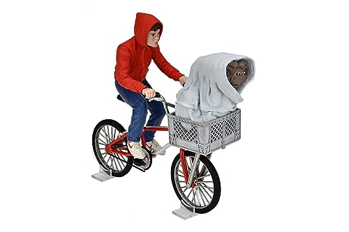 NECA E.T. The Extra-Terrestrial 40th Anniversary Series - E.T. & Elliott with Bicycle Action Figure (55065)