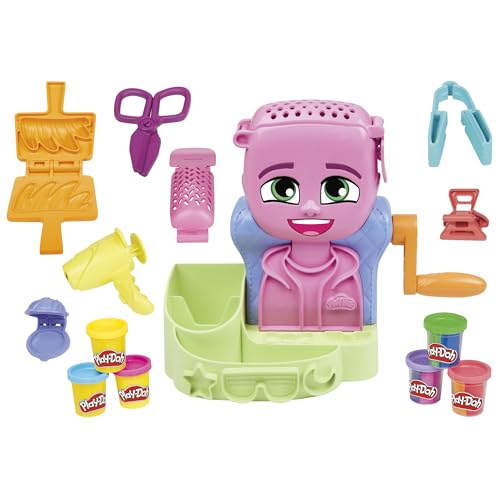Play-Doh Hair Stylin' Salon Playset - Pretend Play & Creative Styling for Ages 3+