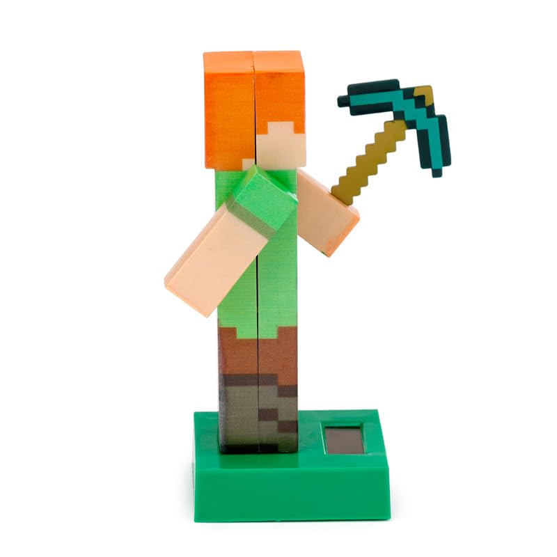 Puckator Minecraft Alex Solar-Powered Dancing Statue (FF138)