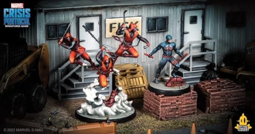 Atomic Mass Games Marvel Crisis Protocol Shadowland Daredevil & Elektra Miniatures Set