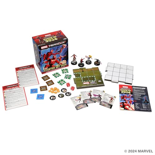 WizKids Marvel HeroClix Starter Set 2024 Tabletop Game (WIZ84917)