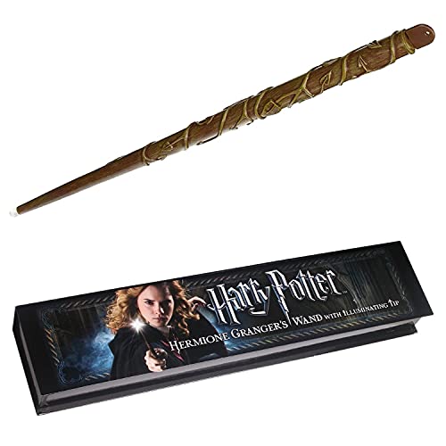 The Noble Collection Harry Potter Hermione Granger Illuminating Wand Replica (HP-HERMIONE-WAND)