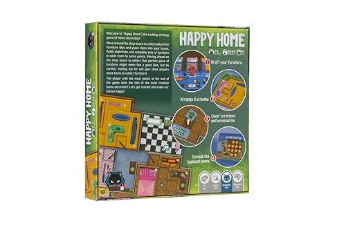 Alley Cat Games Happy Home Strategy Home Decoration Polyomino Game (ACG076)