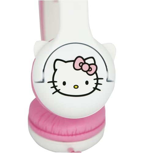 OTL Technologies Hello Kitty Wired Headphones with 3D Moulded Ears - Pink (HK1374)