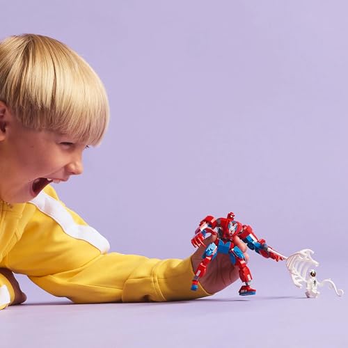 LEGO Marvel Spider-Man Mech vs. Anti-Venom - Buildable Super Hero Playset for Kids 6+