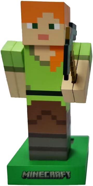 Puckator Minecraft Alex Solar-Powered Dancing Statue (FF138)