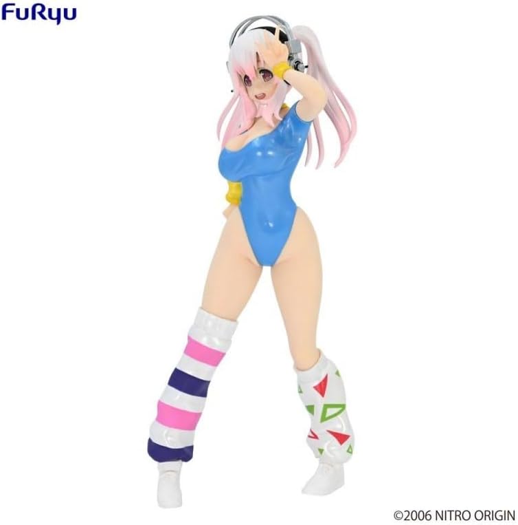 Super Sonico Concept Figure - 80’s/Another Color/Blue Ver. for Ages 15+ (FR40318)