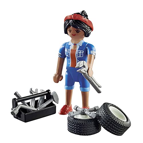 Playmobil Mechanic - Role Play Toy with Tools for Kids 4+