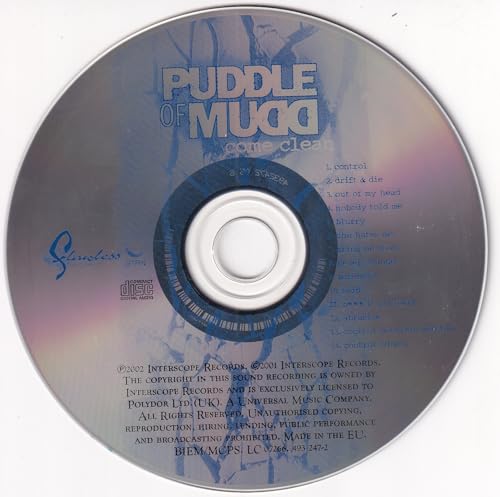 Puddle of Mudd - Come Clean [Audio CD] (‎MFR606949324728#VG)