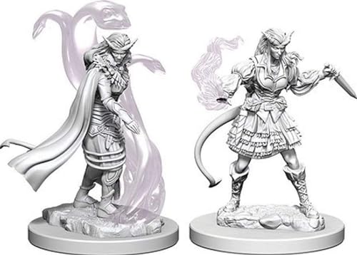 WizKids Dungeons & Dragons Tiefling Female Sorcerer Unpainted Miniatures (WK73202)