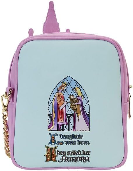 Loungefly Disney Sleeping Beauty Stained Glass Castle Crossbody Bag - Accessory (2023)