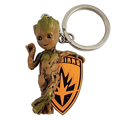 Semic Marvel Baby Groot Keychain Key Ring (3760226375890)