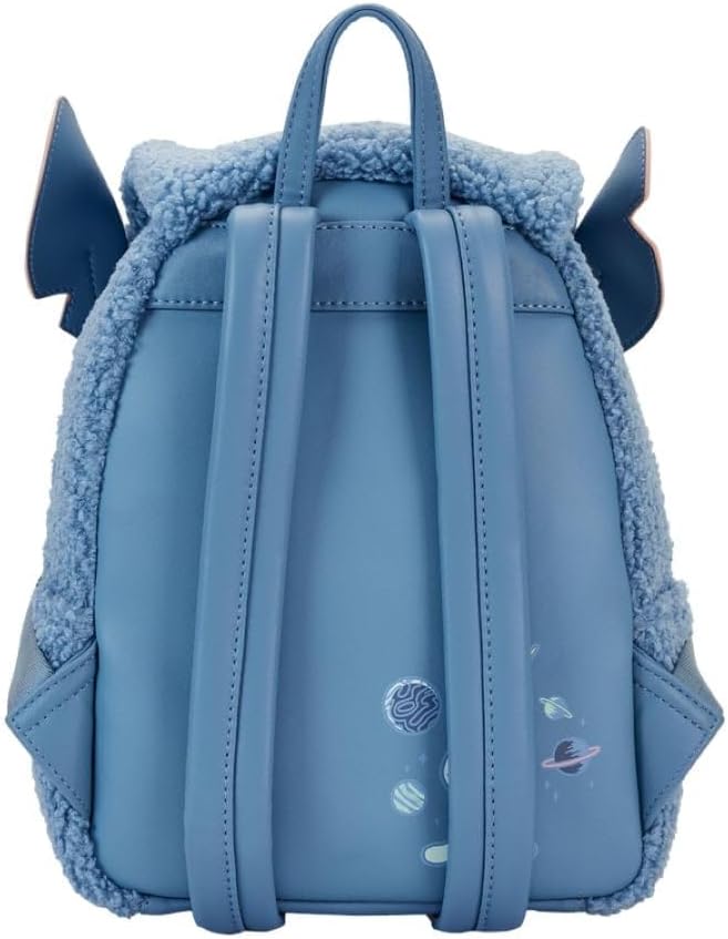 Loungefly Stitch Plush Pocket Mini Backpack (0671803476479)