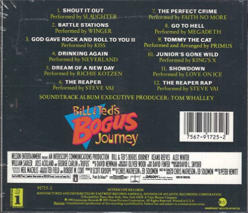 Bill and Ted's Bogus Journey (1991) - CD Soundtrack (Region Free)