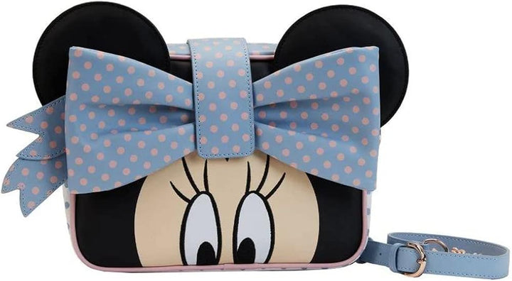 Loungefly Disney Minnie Mouse Pastel Polka Dot Crossbody Bag (Multi)