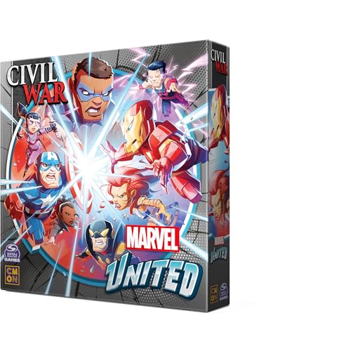 CMON Marvel United: Civil War Expansion Tabletop Miniatures Strategy Game (CMNMUN017)